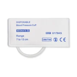 Brassard PNI néonatal - 7 à 13 cm (taille 4) - sans latex - connecteur BP12 - 1 pack de 50 brassards