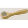 Brosse en bois et inox pour le nettoyage des velcros des tabliers Anti-X