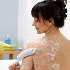 Brosse à laver le corps Etac Beauty - gant en tissu amovible - lavable en machine à 60°C - lot de 1