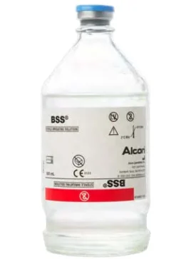 BSS Flacon 500 mL - solution saline d'infusion 500ml verre