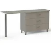 Bureau Commode Oréline - 3 tiroirs - l. 155 cm