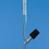 Burette blaubrand as att robinet droit 50 :0,1 ml verre borosilicaté 3.3 bande ph pointeau ptfe x 2