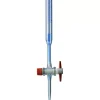 Burette en verre borosilicaté 3.3 avec robinet droit en PTFE classe AS 10 ml sub. 0,05 ml