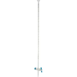 Burette à robinet droit en PTFE avec entonnoir classe A 50 ml