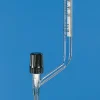 Burette silberbrand classe b robinet lat 25 :0,05 ml boro 3.3 bande ph pointeau ptfe x 2