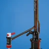 Burette zéro automatique silberbrand sans robinet int 50 ml:0,1 ml brun car ptfe sans flacon