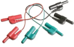 CABLE 15CM-FICHE 1,5MM FEMELLE ET MALE/3/pk CONNEXION/LIAISON-EMPILABLES-RÉUTILISABLES