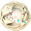 CABLE PATIENT 10 BRINS 2 M - Fiches bananes - Monobloc  Fiches bananes monobloc