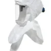 Cagoule légère blanc avec bavette
