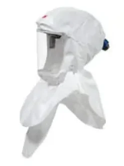 Cagoule légère blanc avec bavette