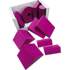 Cale mousse recouverte avec valise de rangement - 25 kg/m3 - coffret de 10 cales