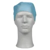 Calot chirurgical rond - polypropylène - bleu - 1 carton de 500
