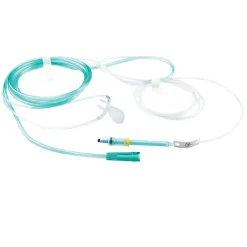 Canule nasale/orale CO2 avec administration d'O2 Nomoline HH enfant - longueur 2m - 1 boîte de 25 unités