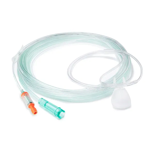 Canule nasale/orale CO2 NomoLine-O LH adulte - longueur 2m - 1 boîte de 25 unités