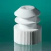 Cape à ailettes PEBD blanc Ø 11 mm x 2500