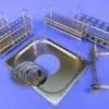 Capot de bain plat 3 ouvertures Ø 125 mm