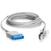 Capteur oreille GE TruSignal monobloc - l. 4 m - l'unité