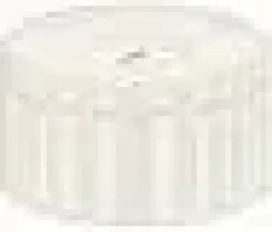 Capuchon N 9 à visser en PP transp trou silicone blanc/PTFE bleu entaillé x 100