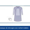 Casaque renforcée Spunlace - taille XL - 130 cm - 1 carton de 22