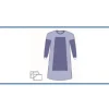 Casaque Spunlace - renfort polyéthylène - taille 2XLL - 170 cm - 1 carton de 20