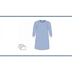 Casaque standard Spunlace - manches raglan - taille L - 120 cm - 1 carton de 26