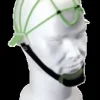 Casque élastique à lanières pleines et croisées en élastomère pour électrodes monopodes. Taille enfant.