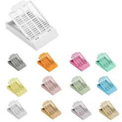 Cassettes 2 SLOTTED Blanches pour PRINTMATE