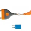 Câble bipolaire pour pince US 2 broches - double broche 28,58 mm - générateur BOWA, COVIDIEN, CONMED, LAMIDEY,