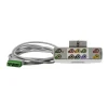 Câble connexion ECG 12D JC-900P - l. 3 m pour raccordement électrodes pré-câblées connecteur DIN Vitrode V - l'unité