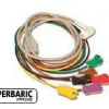 Câble de diagnostique ECG 6 brins pour Corpuls3 / Corpuls1, avec fiches clip, longueur de 2 m