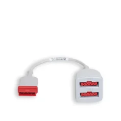 Câble de pression invasive double pour tête de pression invasive - l. 0.3 m - l'unité