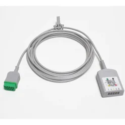 Câble ECG 3/5 dérivations avec filtre électro-chirurgical MultiLink IEC - 3,6 m - l'unité