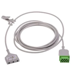 Câble ECG GE 3 dérivations Néo MultiLink IEC - l. 3,6 m - l'unité