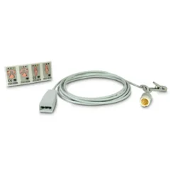 Câble ECG patient - 3 fils - l. 2,7 m - l'unité 1 Sachet de 1 Câble