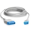 Câble embase SPO2 GE TruSignal connecteur GE Marquette - l. 3 m - l'unité