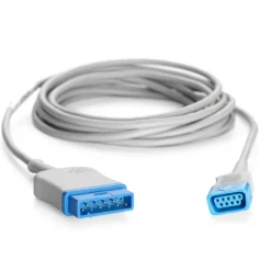 Câble embase SPO2 GE TruSignal connecteur GE Marquette - l. 3 m - l'unité