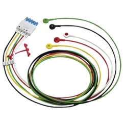 Câble fouet ECG 5 fils, terminaison à pression, longueur de 1.6 m