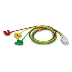 Câble fouet ECG 3 fils, terminaison à pince, longueur de 1 m