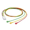 Câble fouet ECG 3 fils, terminaison à pression, longueur de 1 m