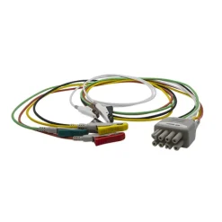 Câble électrode ECG 6 dérivations BR-906P clip - l. 0,8 m - nécessite câble K922 - l'unité