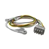 Câble électrode ECG 6 dérivations BR-916P - bouton pression - l. 0,8 m - nécessite câble K922 - l'unité