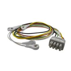 Câble électrode ECG 6 dérivations BR-916P - bouton pression - l. 0,8 m - nécessite câble K922 - l'unité