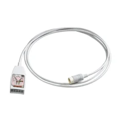 Câble tronc ECG 10 fils (5+5), connecteur 12 broches, longueur de 2 m