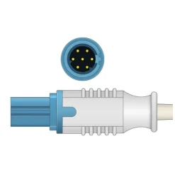 Câble tronc IEC 3 voies - pour moniteur Drager SC6000 - l. 2,5 m - 1 pack de 10 câbles