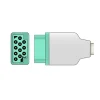 Câble tronc IEC 5 voies - pour moniteur GE Healthcare Dash - l. 2,5 m - 1 pack de 10 câbles
