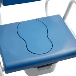 Chaise de douche Commode XXL - 2 en 1 : chaise de douche et chaise percée - largeur d'assise 71 cm - poids limite 325 kg