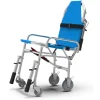 Chaise portoir pliante Confort Plus 44 avec accoudoirs - 4 roulettes dont avant pivotantes Ø 60 cm - lot de 2