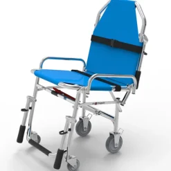 Chaise portoir pliante Confort Plus 44 avec accoudoirs - 4 roulettes Ø 80 cm