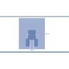 Champ de soins double fente - 240 x 286cm - 1 carton de 8