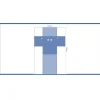Champ de soins pour angiographie - 4 fenêtres - 244 x 370 cm - 1 carton de 10